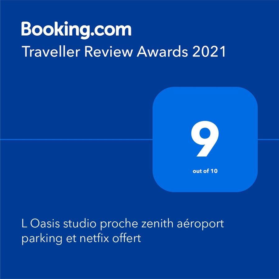 L Oasis Studio Proche Hopital Et Aeroport Piscine Parking &Netflix ตูลูส ภายนอก รูปภาพ